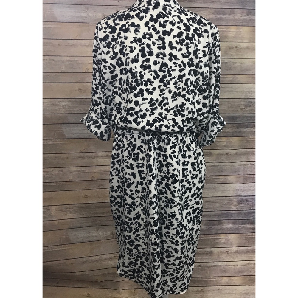 Black & White Animal Print Dress - Picture 3 of 9